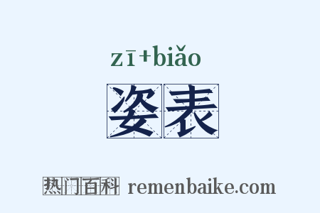 姿表是什么意思的图片